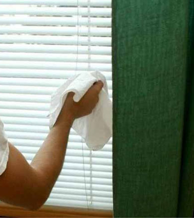 VERTICAL BLIND CLEANING